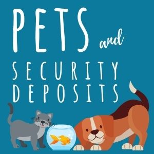 Security Deposit for Pets website button